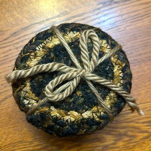 Lot of 8 Braided Coasters